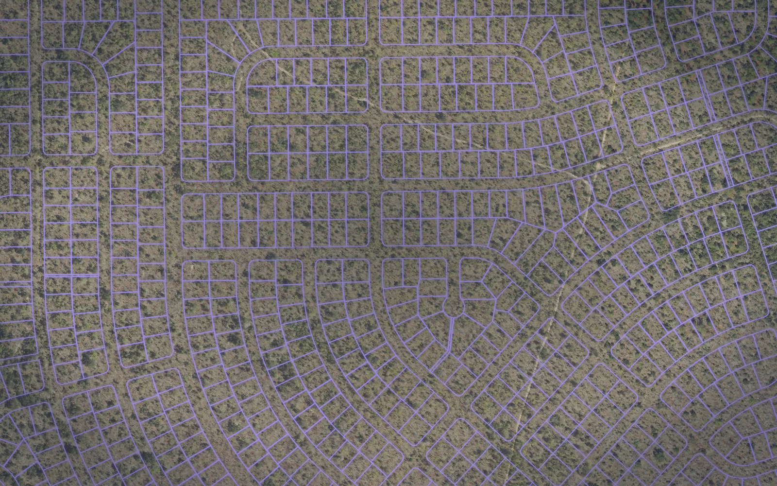 Parcel boundaries over aerial imagery of Washington County, Florida