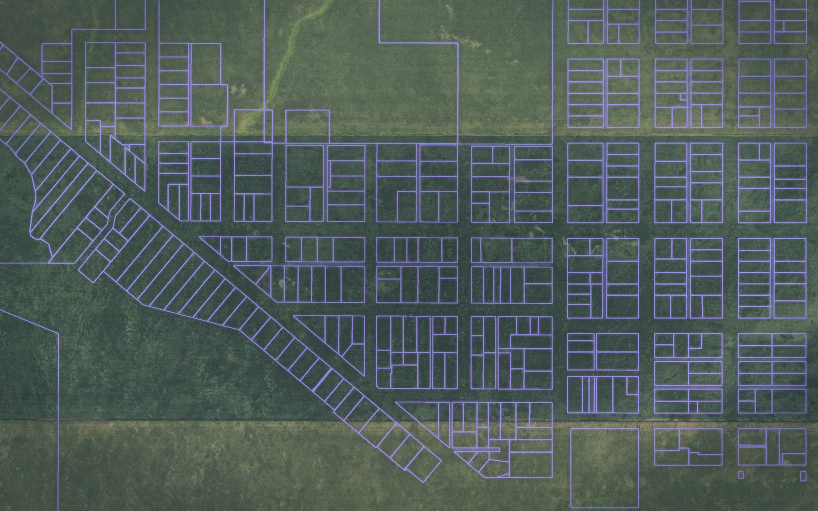 Parcel boundaries over aerial imagery of Cottonwood County, Minnesota