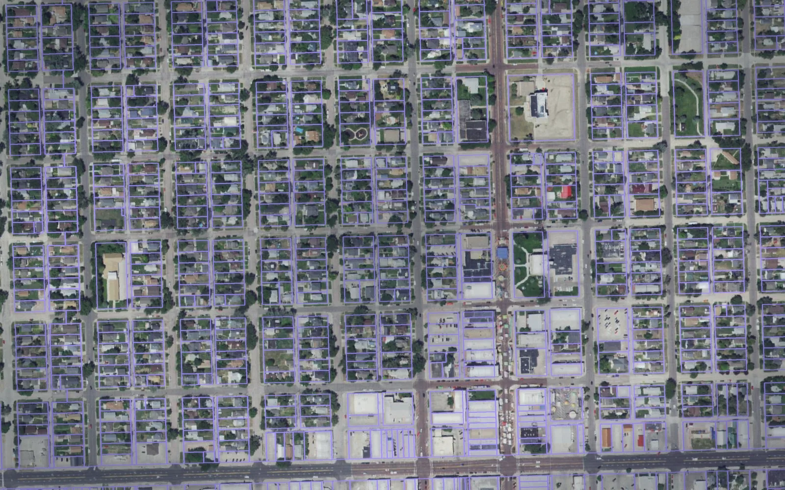 Parcel boundaries over aerial imagery of Box Butte County, Nebraska